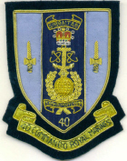 40 Commado RM - Blazer Badge